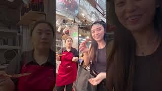 Grocery shopping at Korean Traditional Market