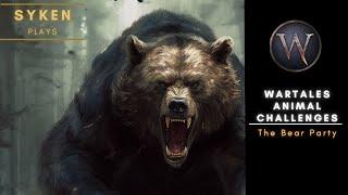 Wartales Animal Challenges - Bears only party tries to take on guards