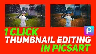 1 Click Me Thumbnail Edit Kaise Kare  bgmi montage thumbnail tutorial