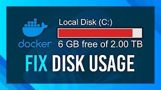 Fix Docker High Disk Usage on Windows/WSL | Shrink VHDX Guide