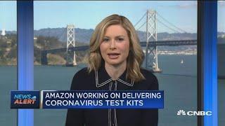 Amazon working on delivering coronavirus test kits