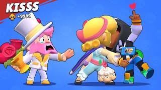 Leon's Shocking World Finals Kiss for Bibi Bo Peep Revealed | Brawl Stars Funny pose