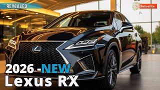 2026 First Look  Lexus RX -The Next Generation Most Popular Toyota SUV!!