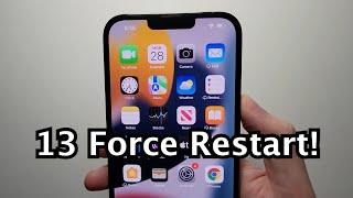 How to FORCE Restart iPhone 13!