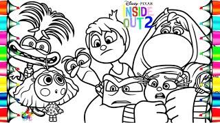 Inside Out 2 Coloring Pages / How to Color All Main Characters from Inside Out 2 / NCS Music