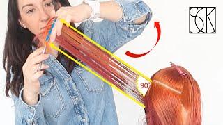 LONG LAYERS HAIRCUT - tutorial by SANJA KARASMAN