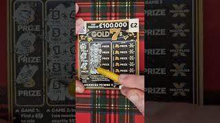 scratch card gold 7s #shorts #youtubeshorts #youtube #shortvideo