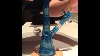 10mm Blue Mini Tube with Facets!