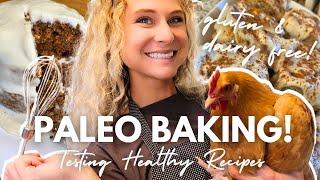 testing healthy paleo recipes for fall baking! gluten and dairy free