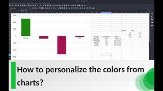 How to personalize the colors from charts? LibreOffice Calc