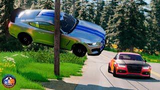 Best Side Crashes #3 - BeamNG drive CRAZY DRIVERS