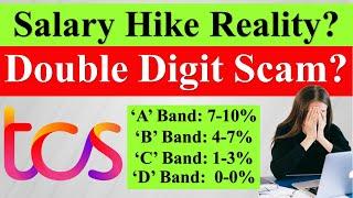 TCS DOUBLE DIGIT Salary Hike 2024 is SCAM? TCS Band Release , TCS Annual Appraisal #tcs #infosys