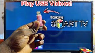 How to Play USB Videos on Samsung Smart TV!