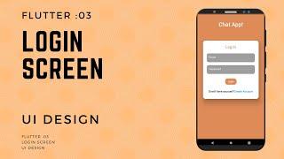 Flutter Login Screen UI - Speed Code