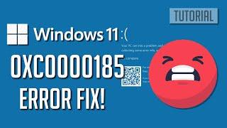 FIX Error Code 0xc0000185 in Windows 11/10 - Boot BCD Error Code 0xc0000185 BSOD