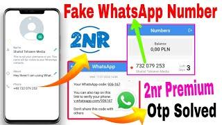 2nr premium apk & How to get unlimited permanent Whatsapp number 2024