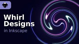 Creating Stunning Whirl Effects in Inkscape (Extremely Versatile!)