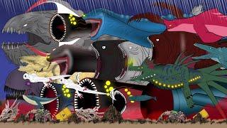 Sea EaterVSWormVSBloopVSElGran MajaVS seaemperor VS MegaMosasaurus:Monster Epic Battle(FullVersion)