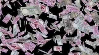पैसे की बरिश पैसा  | Indian Rupees Currency | Money falling background HD | Money Affirmation videos