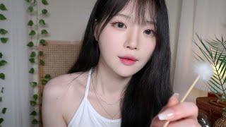 ASMR(Sub) 휴양지에서 물놀이 후 시원한 귀청소 상황극 Clean your ears after playing in the water ※※초반 20초 소리 없는 연출※※