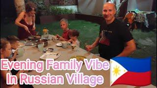 Family Evening Vibe In Russian Village Dinner With Andrei Filipinez Sister Liza's Gifts