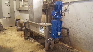 Screw Washing Compactor EQUIP PRESS wastewater treatment plant Le Canet | EQUIPWATER