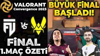 FUT vs Team Vitality FİNAL 1. MAÇ ÖZETİ | VALORANT Convergence 2023