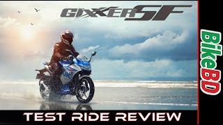 New Suzuki Gixxer SF Review In Bangla - Test Ride Review By Team BikeBD