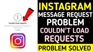 Instagram Couldn't Load Requests Problem || Failed to Send Network Request || Instagram Requests