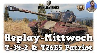 WoT - T-34-2 & T26E5 Patriot - Wer schafft mehr Schaden? - World of Tanks