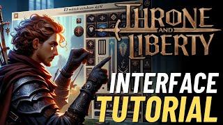 Throne and Liberty Interface, UI, and HUD Setup Beginners Guide | New Player Tutorial | MMORPG 2024