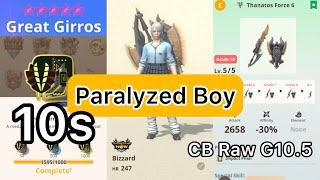 [MHN] Charge blade G110.5 vs Paralyzed Boy Great Girros 10 star Monster hunter now