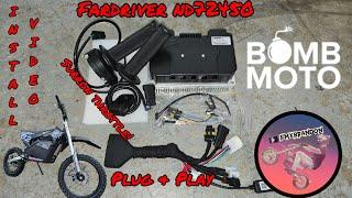 BombMoto B2 Plug & Play Fardriver 72450 Kit Install!