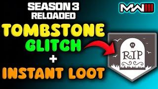 MW3 Tombstone Glitch *INSTANT LOOT* Reset Tombstone FAST! (Season 3 Reloaded) - MW3 Zombies Glitch