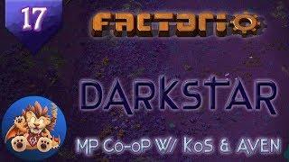 Factorio Darkstar Ep 17: The Chinese Laser Wall - MP w/KoS & Aven, Let's Play, Gameplay