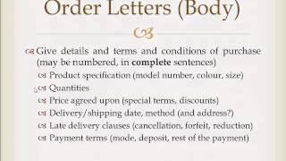 Letters of Orders & Replies