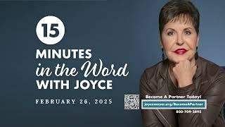 True Greatness - Pt 2 | 15 Minutes in the Word with Joyce Meyer