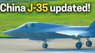 J-35 fighter updated! Stealth Chinese Navy Aircraft Carrier based fighter is ready to serve