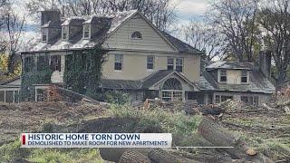 Historic home torn down