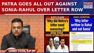 Sambit Patra Addresses Press Conference Over Sonia Gandhi And Jawaharlal Nehru's Letter Row