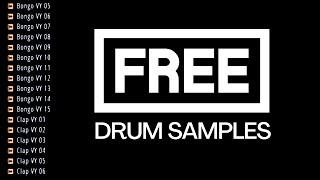 FREE Drum Samples - Free Sample Pack (Processed vinyl drums) By Rhythmlab