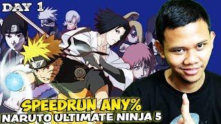 DAY 1 NGELANCARIN SAMA HAFALIN ROTASI SPEEDRUN ANY% NARUTO SHIPUDDEN ULTIMATE NINJA 5 (ENGLISH)