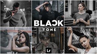 BLACK TONE Presets - Lightroom Mobile Presets DNG | Black Tone Preset | Black Preset