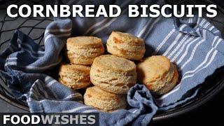 Pepper Jack Cornbread Biscuits - Food Wishes