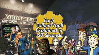 Each Fallout Vault Explained in 60s or less (The Vault Series Supercut)