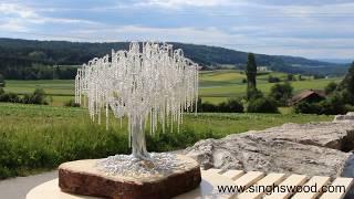 DRAHTBAUM | SILVER COLOR WIRE TREES | SINGHSWOOD