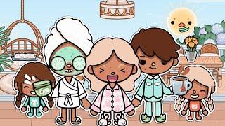 Summer Family Morning Routine in SWEDEN   | *with voice* | Toca Boca Life World