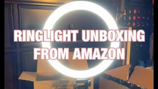 UNBOXING 12" SELFIE RING LIGHT KIT FROM AMAZON