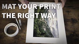 T-Hinge: How to correctly mount prints using archival materials