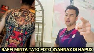 RAFFI AHMAD MARAH BESAR LANGSUNG MINTA RENDY UNTUK HAPUS TATO FOTO SYAHNAZ, BENARKAH